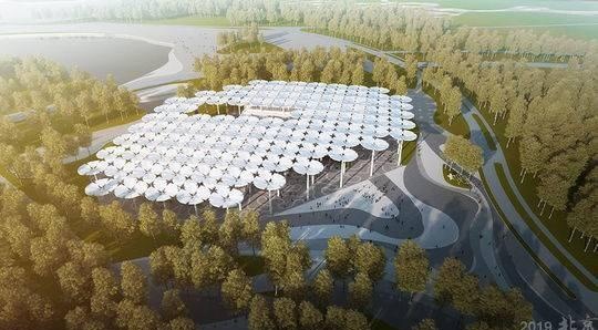 探访北京世园会开幕式演出场地 妫汭剧场将带