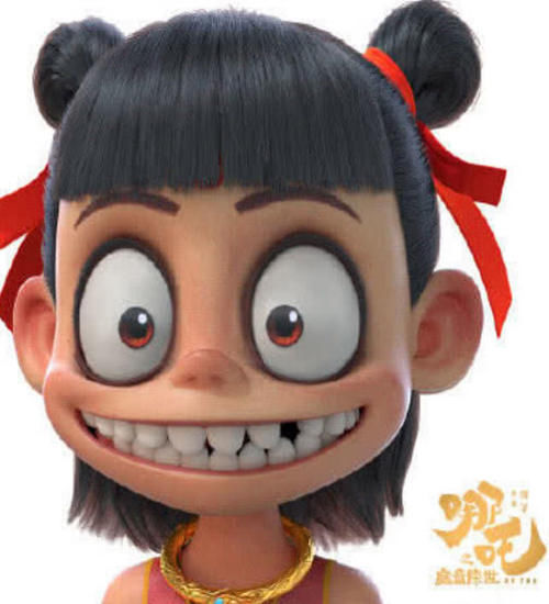 小哪吒如今变大美女,宋祖儿引起哪吒头,再现美女憋图片的憋图片