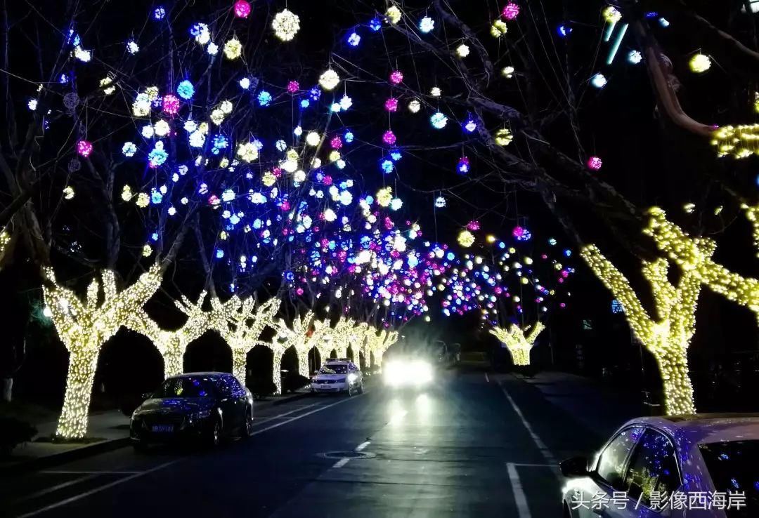 这个冬天,青岛西海岸的夜景亮了!