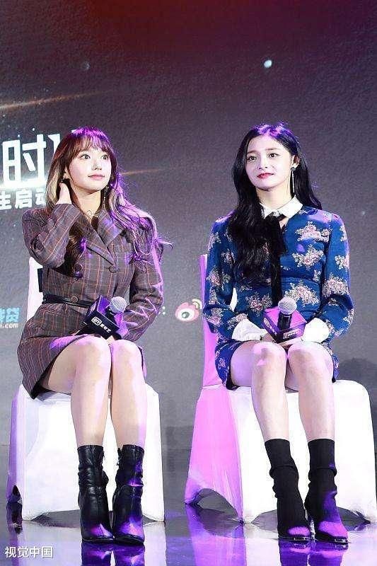 程潇周洁琼脸美,上身也像小仙女,腿怎么这么粗