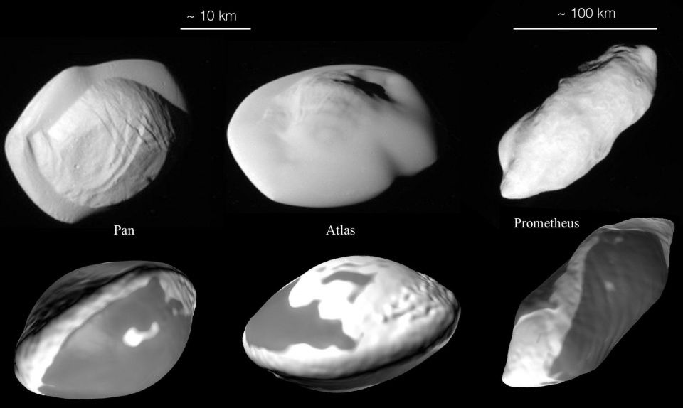 这就是为什么土星内部卫星的形状像馄饨和土豆