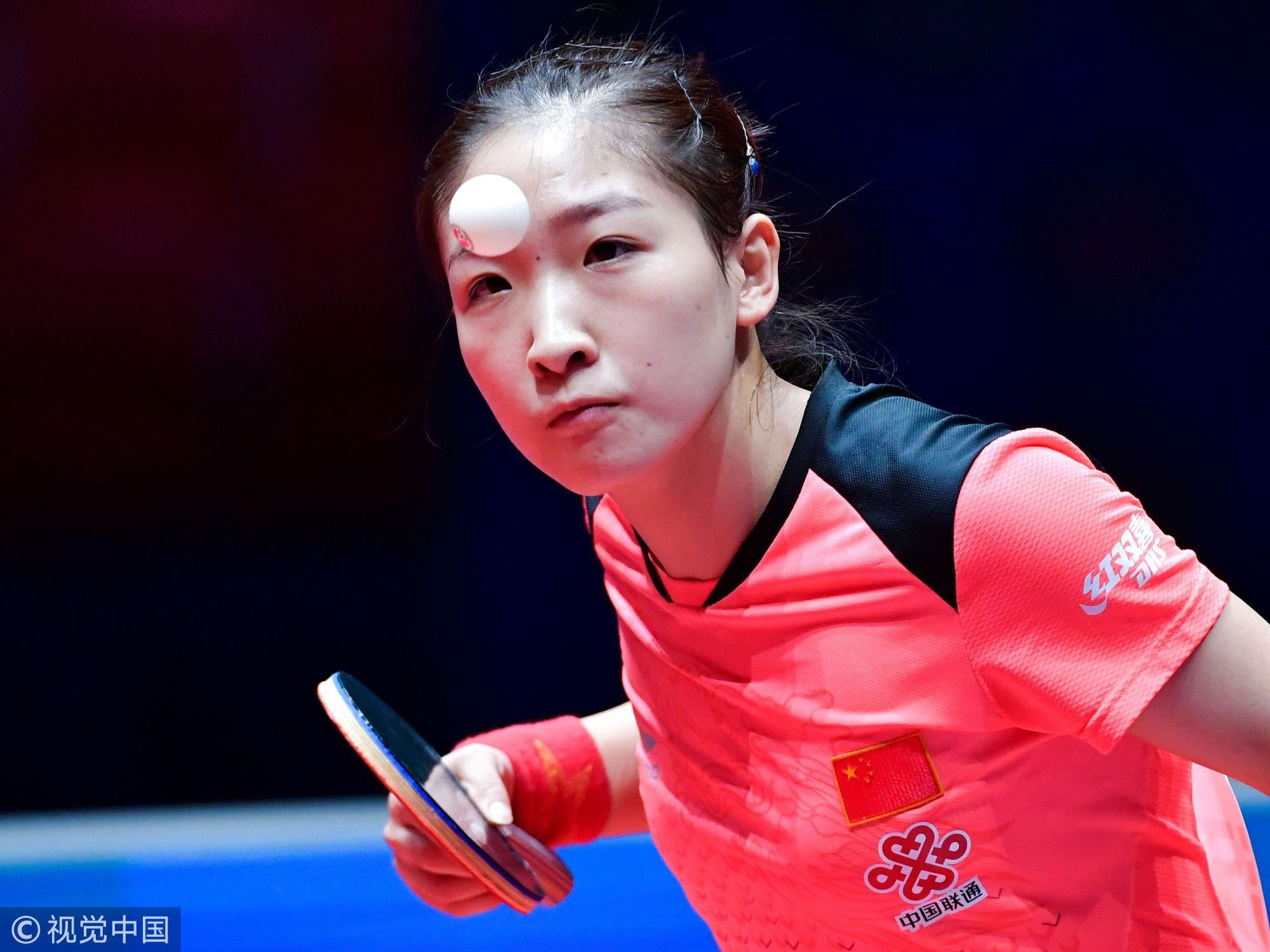 世乒赛中国女队3-1日本 四连冠