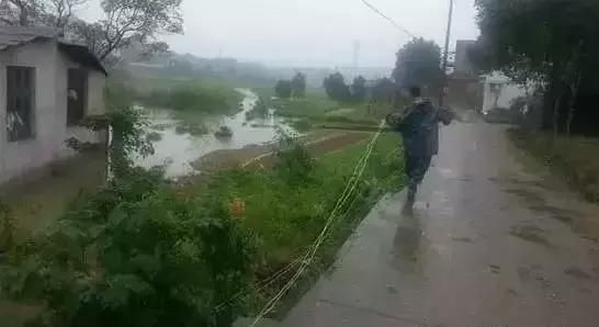 预报的雨下起来了！暴雨就要来了！你这么漂亮，可别被淋到啊