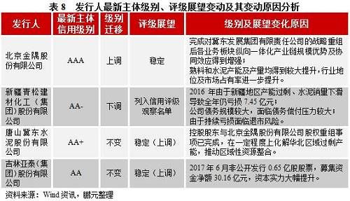 2017年水泥制造业信用风险回顾和2018年展望