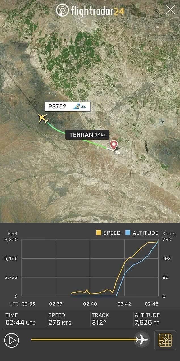 伊朗击落乌克兰航班