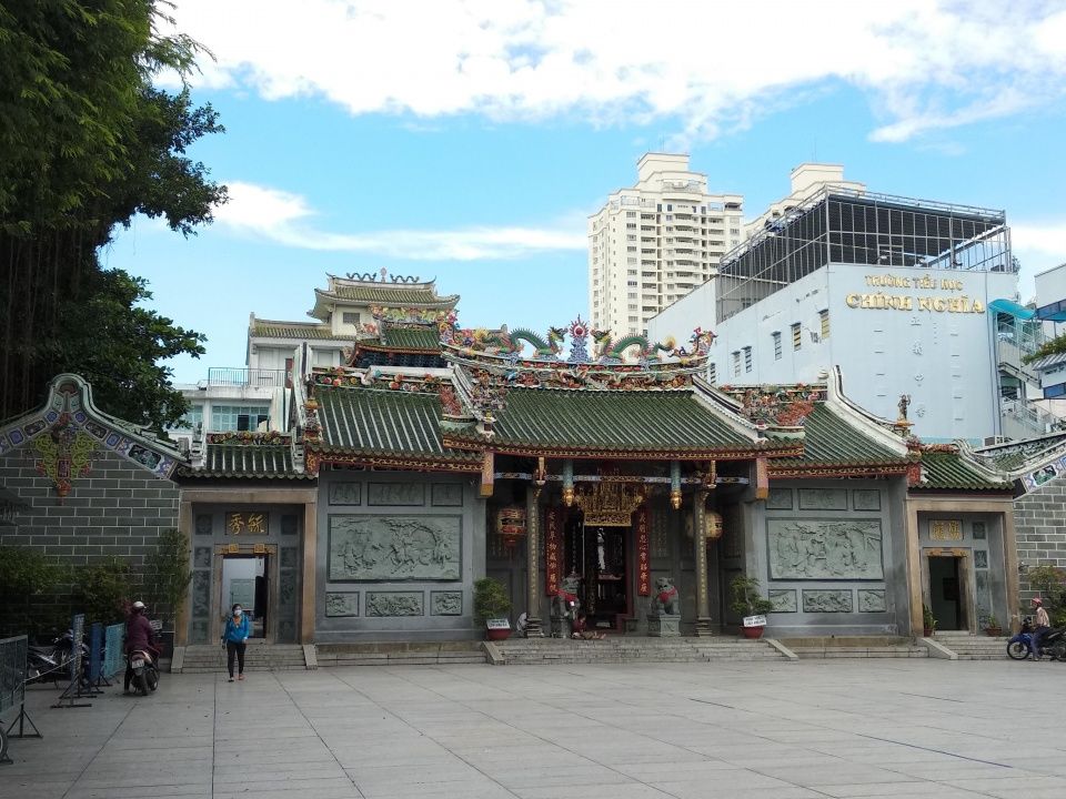 胡志明一座257年的中华天后庙，被评为越南国家级历史文化古迹