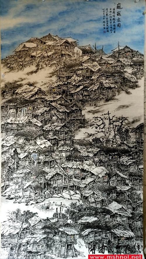 侗族青年画家杨绍啟(杨胜)：一笔一画 游于山水间