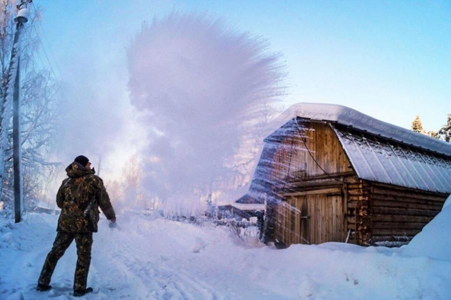 世界上最冷的村庄:上厕所会被冻僵,晾干衣服只