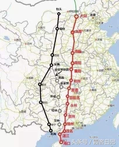 中国4200亿造世界最长高铁：经7省80地，时速350km，有你家乡吗？