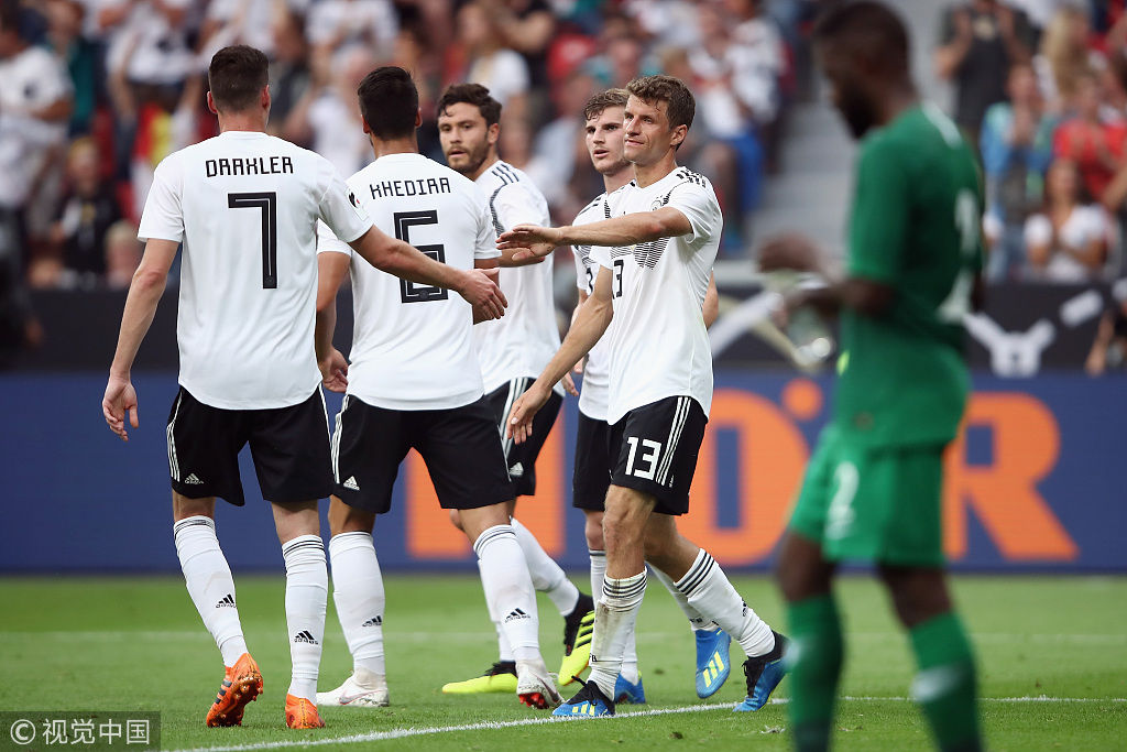 热身赛:德国2-1沙特