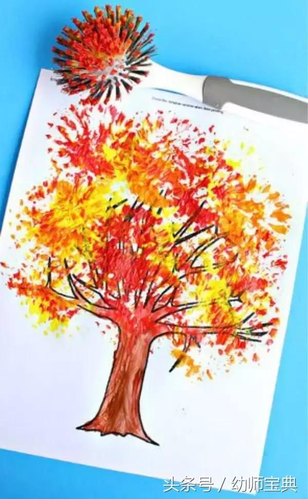 幼儿园春季创意手工绘画!孩子太喜欢玩了!