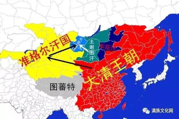 图解大清帝国与准格尔汗国之间的清准战争