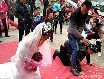 农村结婚本来高高兴兴，因为这个习俗，新娘都急哭了