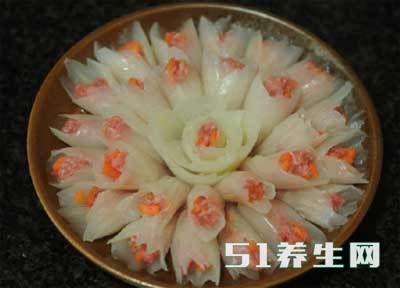 自创一道年夜饭新菜“花开富贵”，好看又美味，年夜饭的一道亮点