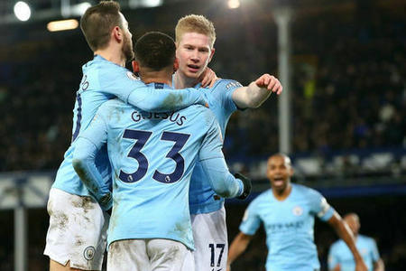 冠绝英超!曼城今年场均进球3.83粒