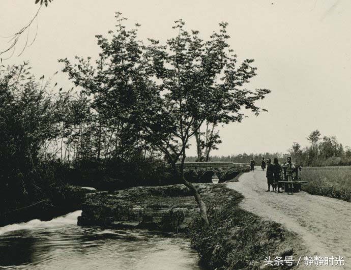 老照片，1909年的四川都江堰市，看时代变迁