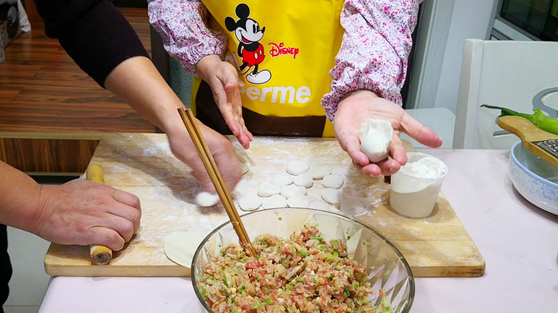 萝卜馅牛肉饺子