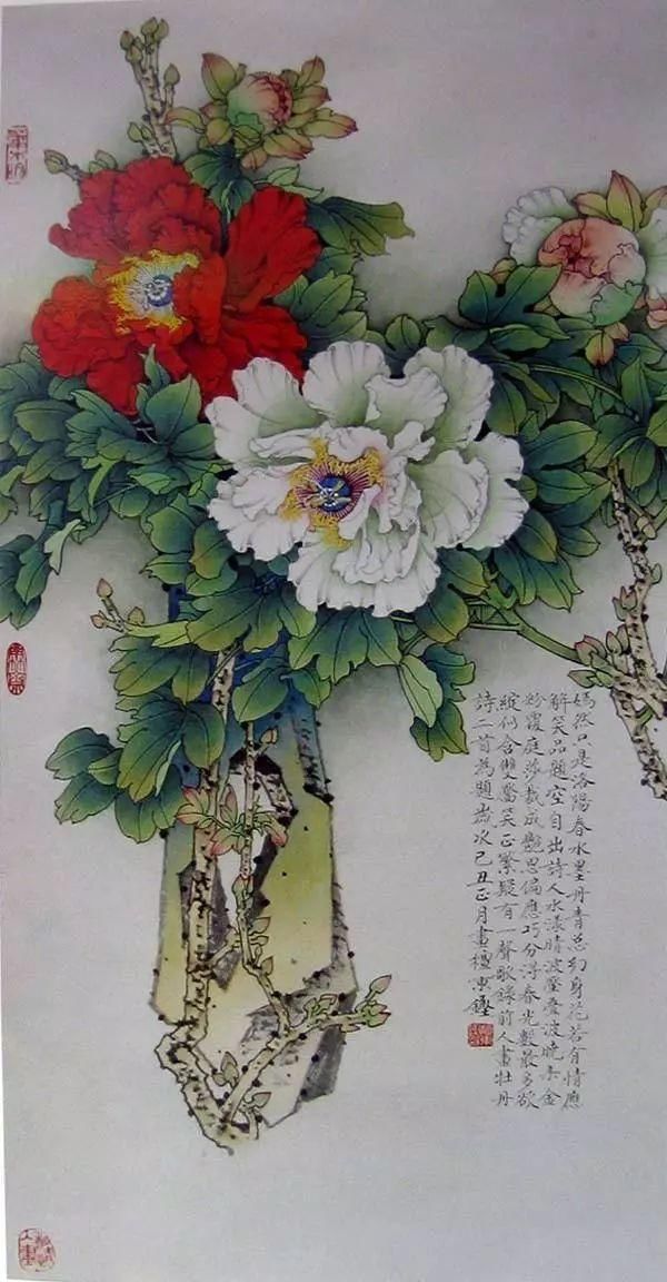 檀东铿｜工笔花鸟画赏析