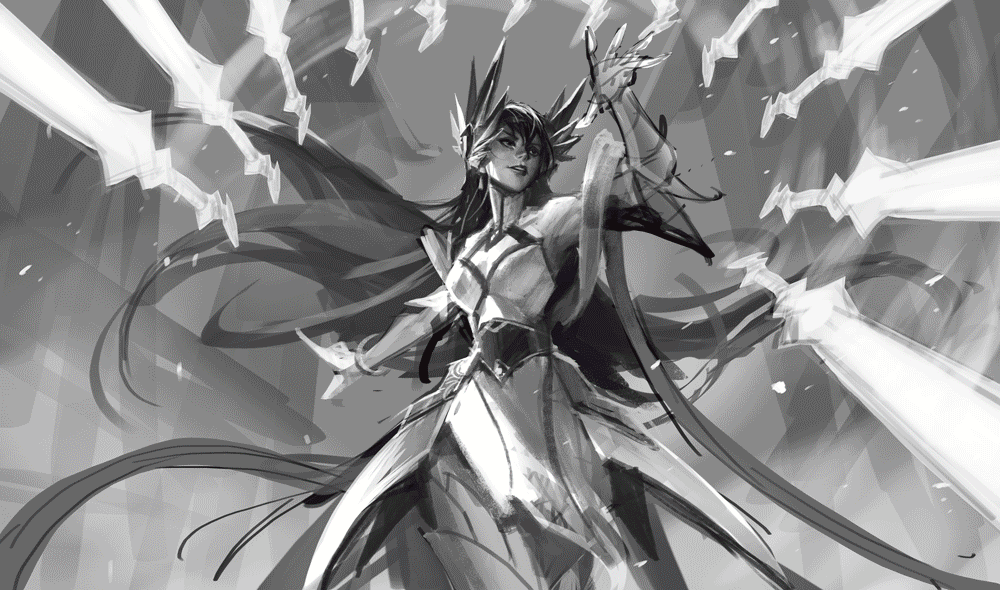 今天两位国人画师陈波和潘诚伟分享了两位为玉剑传说新皮肤