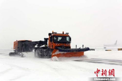 受强冷空气的影响 黑龙江省大庆、绥化等地多