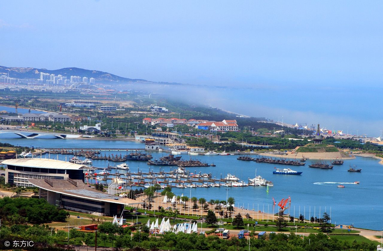 2012年5月31日,图为日照市世帆赛基地和万平口风景区外景.
