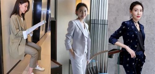 38岁高露杀青宴真放得开，穿衬衫配长裤，跟陈紫函玩亲嘴美得不敢看