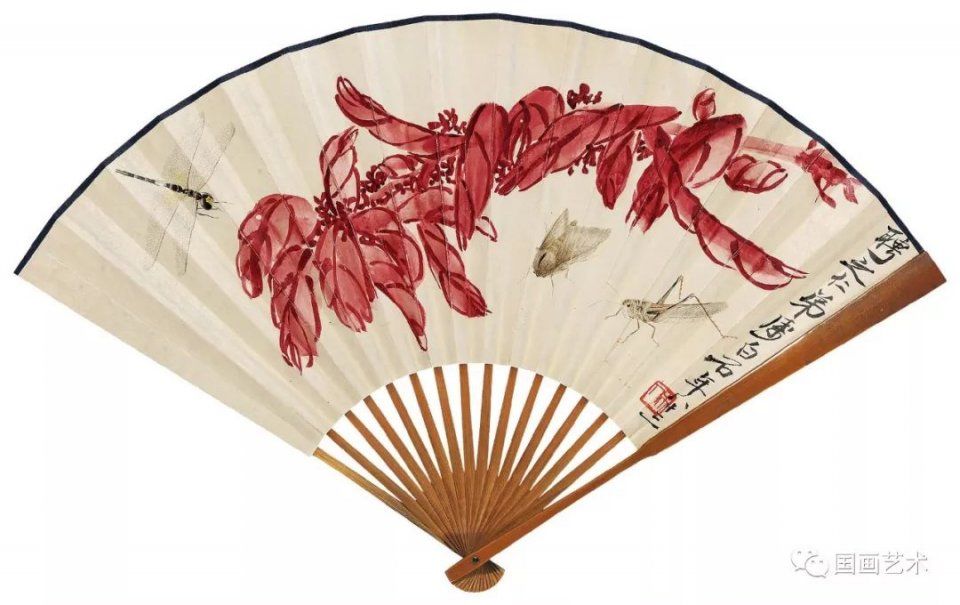 霜叶如花--齐白石雁来红作品北京名士画院 霜叶如花--齐白石雁来红作品北京名士画院