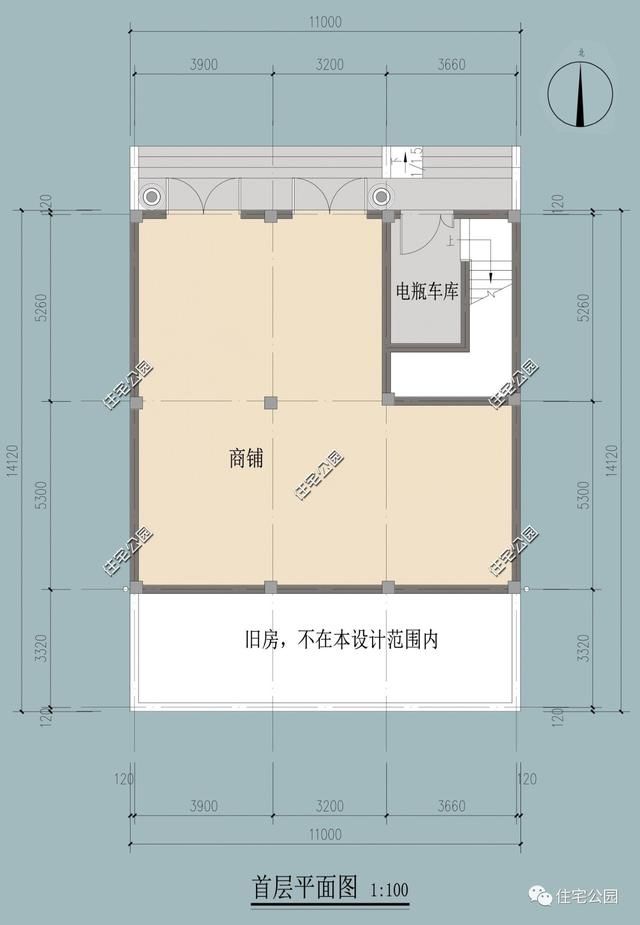 农村带商铺的小别墅怎么建？4套最佳户型分享，建4只要32万！