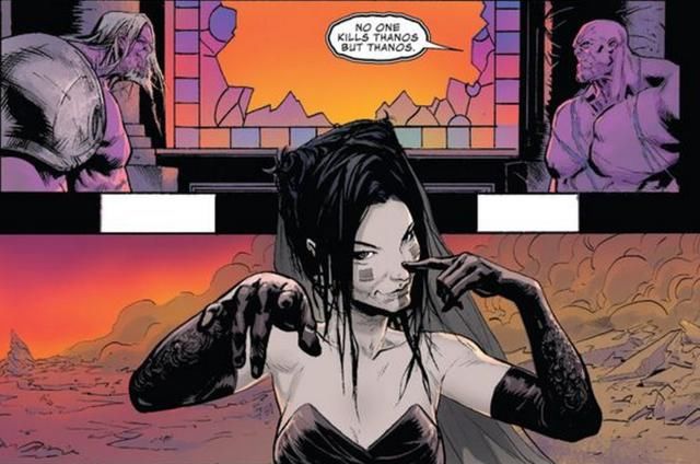 《灭霸》死亡女神归来,帝王灭霸大战年轻灭霸