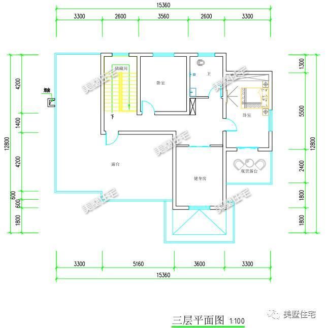 看了800多款的别墅户型，还是觉的这款新中式最完美!