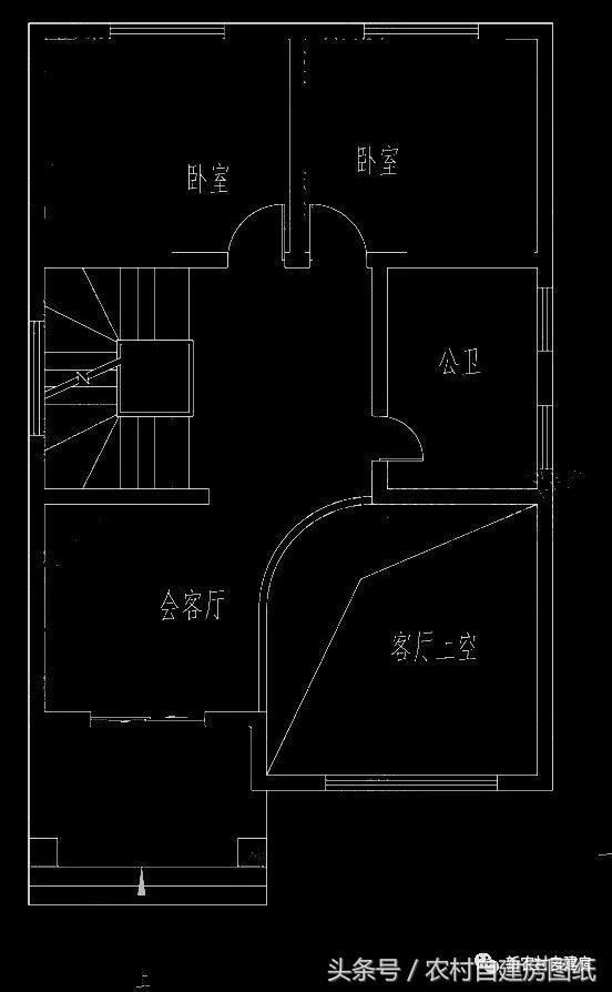 面宽8米的图纸宅基地建房,6款图纸别墅棒子,让沈飞偷的经典了农村图片
