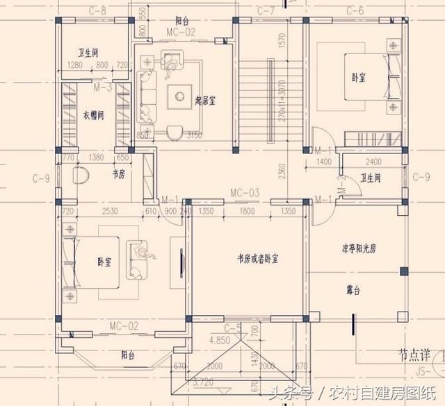 10款二层农村自建房图纸，2款带土灶，3款带车库，7款带堂屋