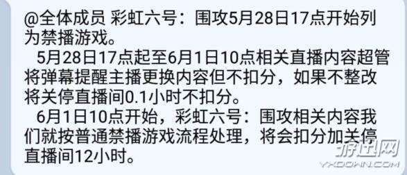 彩虹六号禁播是什么回事 彩虹六号禁播原因介绍