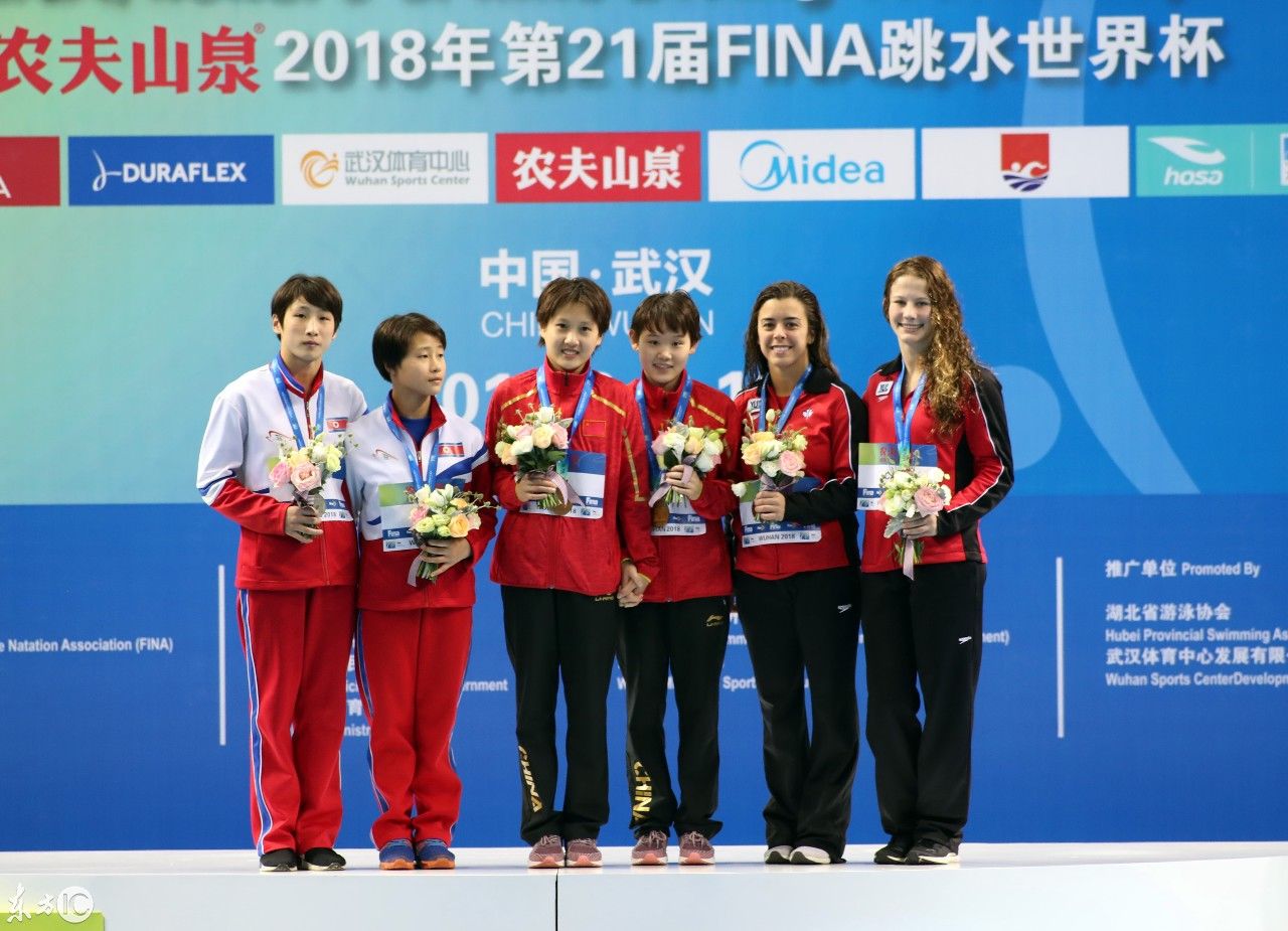 2018跳水世界杯武汉站女子双人十米台、男子