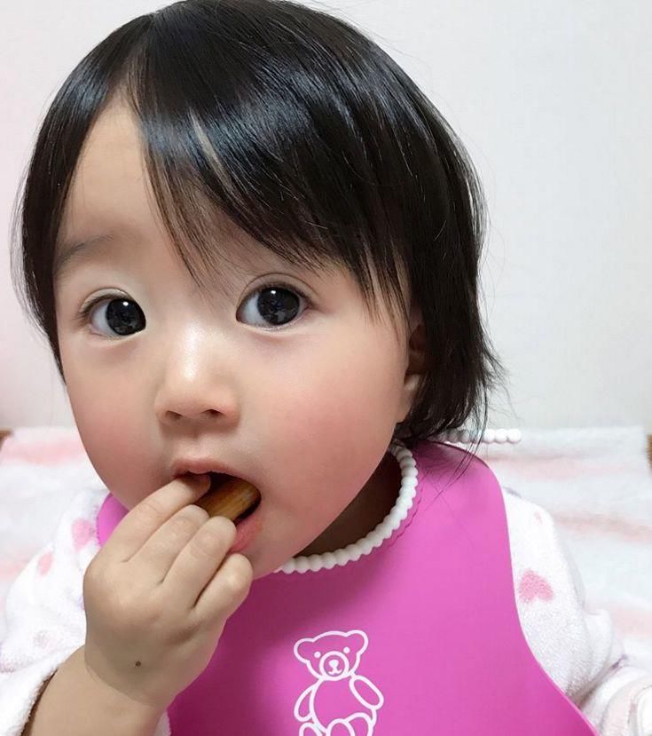 甜美的笑容加上可爱的短发,日本这位1岁半萌宝