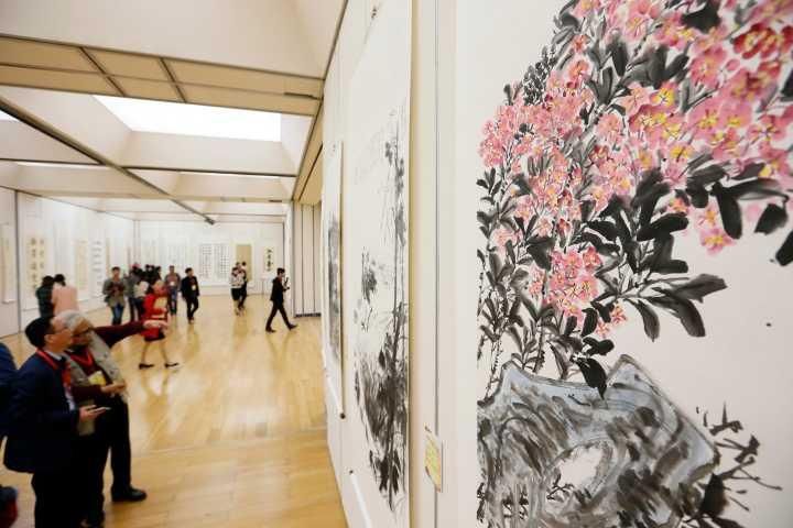 用笔墨讴歌新时代 ,杭州市美术书法优秀作品展