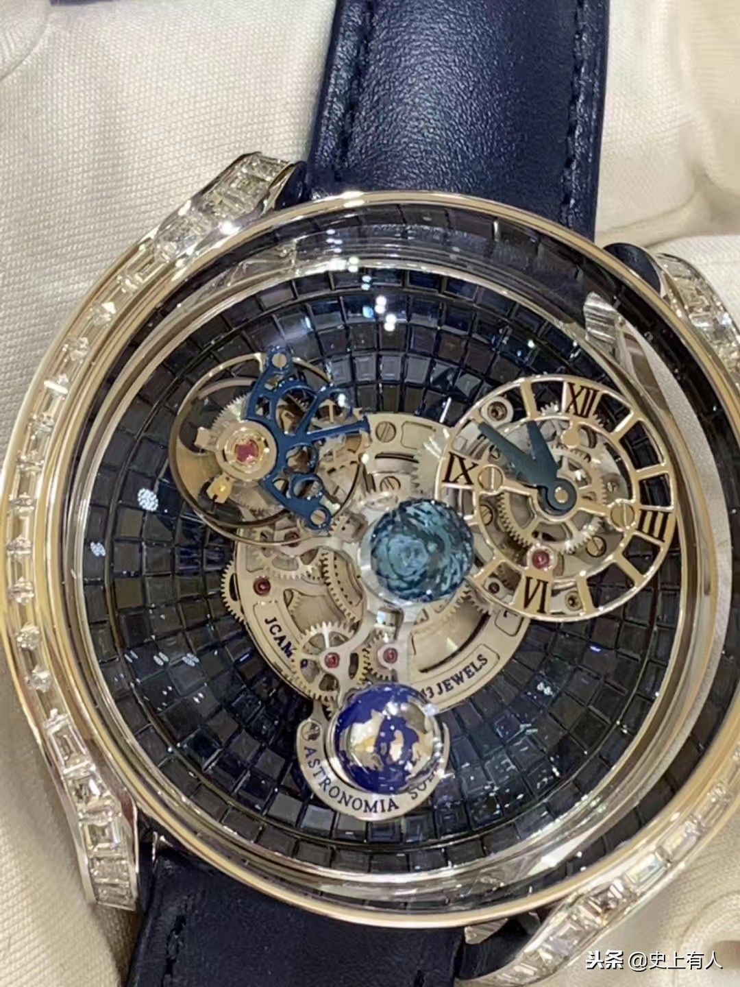 又一款全球就一枚的杰克豹天文台全钻陀飞轮手