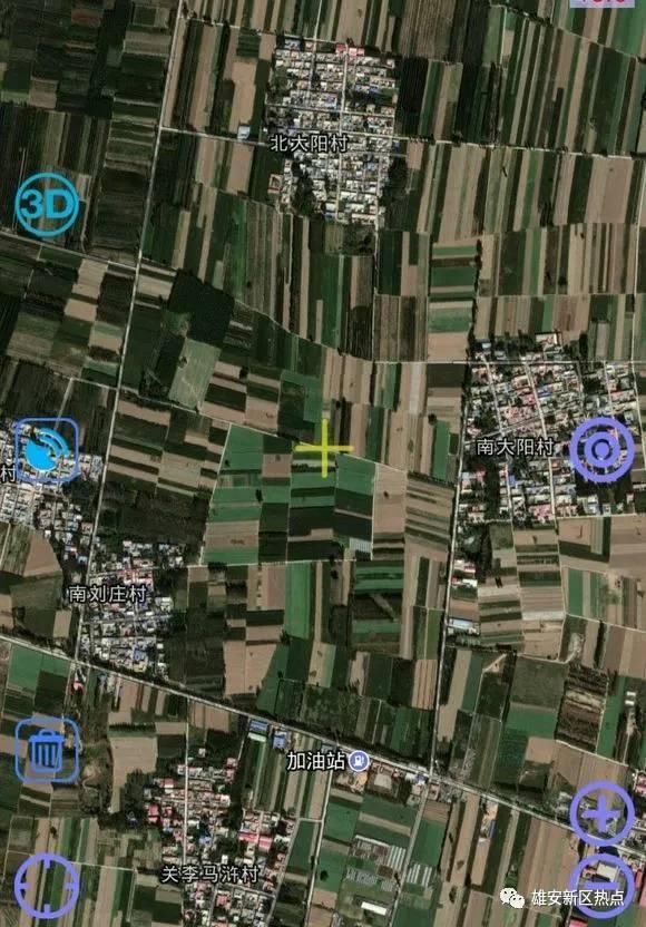 京雄城际雄安站与动车占地所涉及的村庄与小区