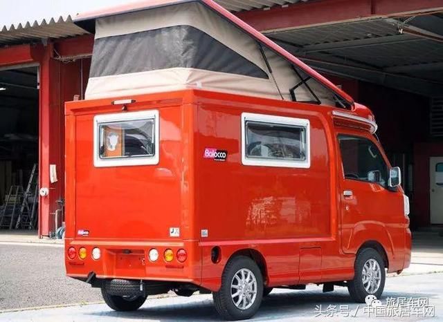 丰田大发K-car房车 不足3.4米 如何睡下四个人