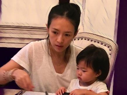 40岁章子怡二胎想要男孩,带2个孩子和汪峰办婚