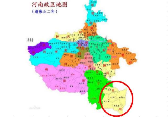 所以光州为了避免与光山县在名字上引起不必要的麻烦,便改名为潢川县.图片