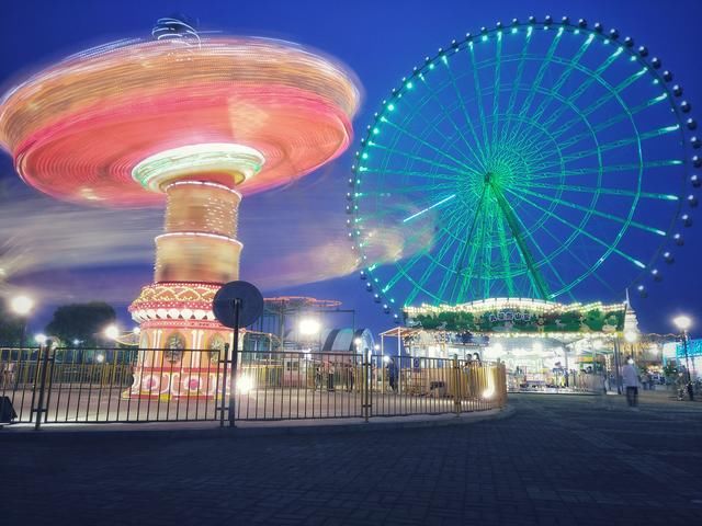 手机也能拍大片，努比亚拍摄无锡蠡湖摩天轮夜景