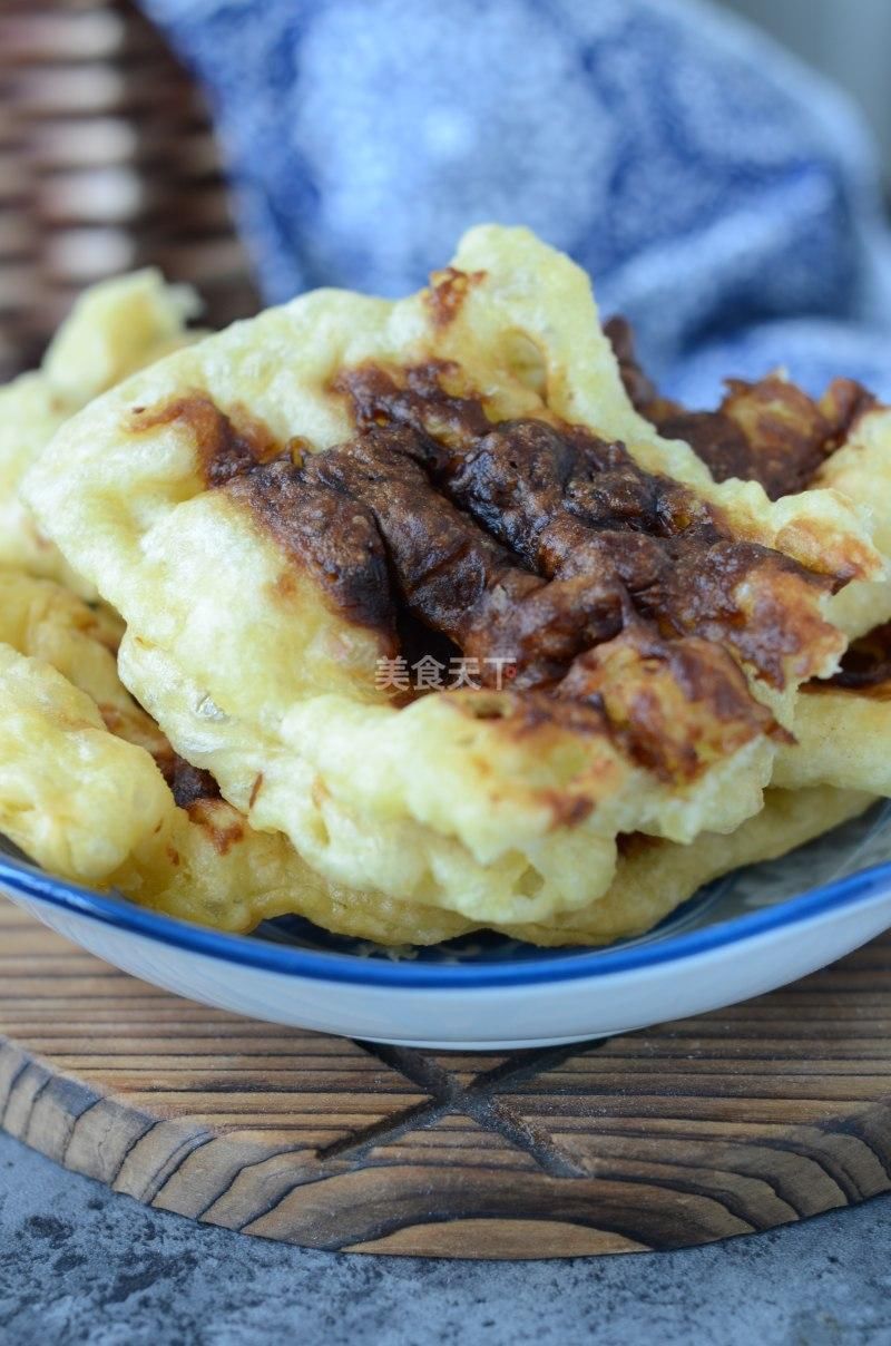 早餐系列之炸油饼，蓬松酥脆，拒绝地沟油