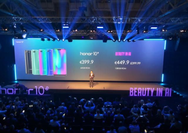 荣耀10海外发布 售价高出国内400元人民币