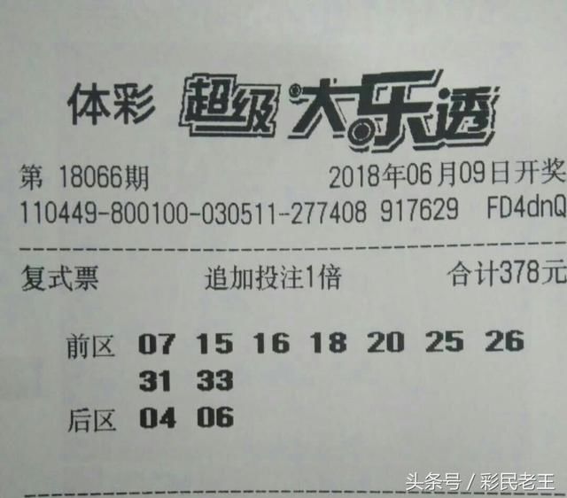 大乐透:平常心玩转9+2复式追加，66期你准备好了吗