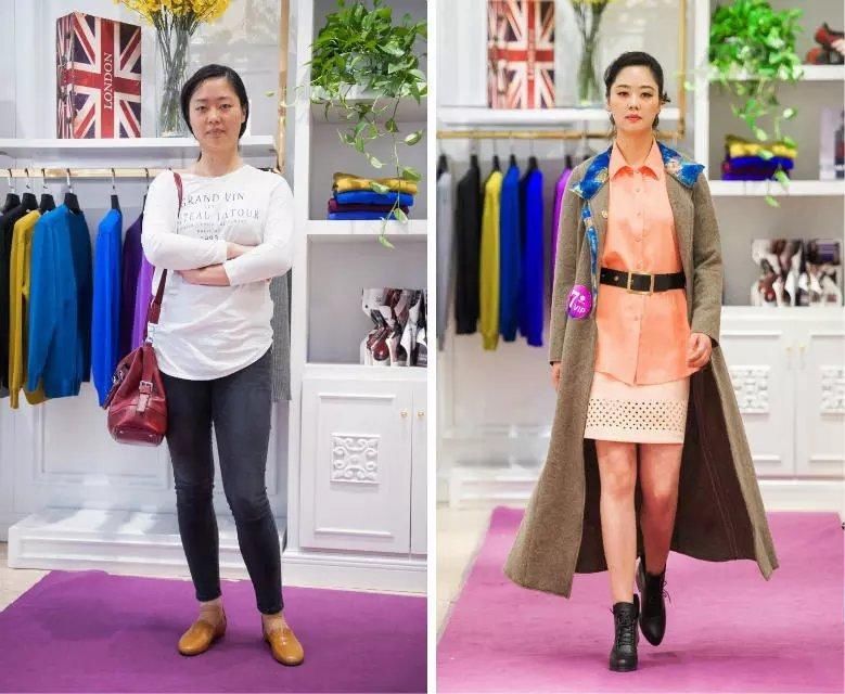 月薪三万的造型师只用一件大衣,就给普通女人