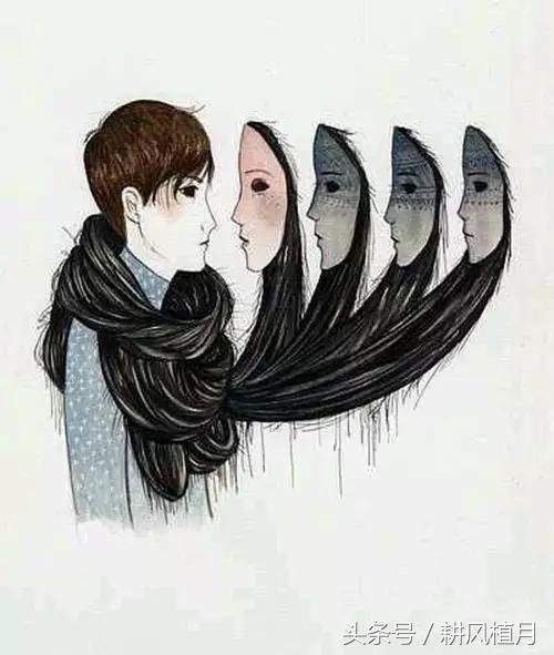 7. 每个人都有千百种模样,想真正看透一个人,很难.
