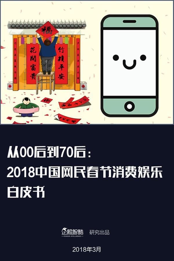 2018年春节网民娱乐的第一选择是它:手游仅排第3