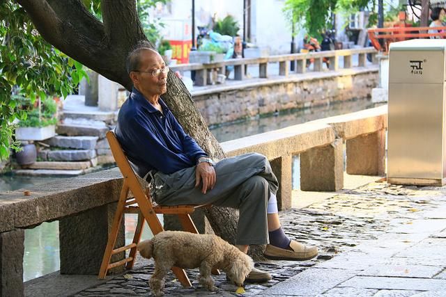 平江路悠闲自在的老人们,既看风景又聊天散心,每天穿行的各色人等