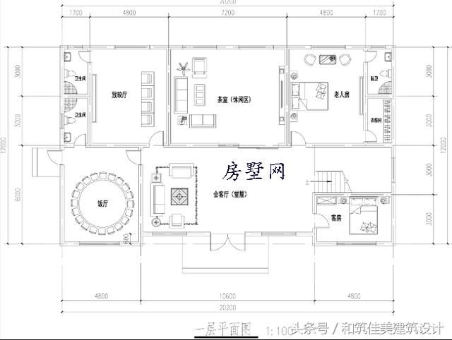 不愧是中国文化遗产的一颗夜明珠：中国风建筑，有平面图放送